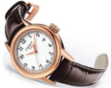 Tissot Carson Lady Steel Quartz Brown Leather Strap Watch For Women - T085.210.36.011.00