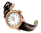 Tissot Carson White Dial Brown Leather Strap Watch For Women - T085.210.36.012.00