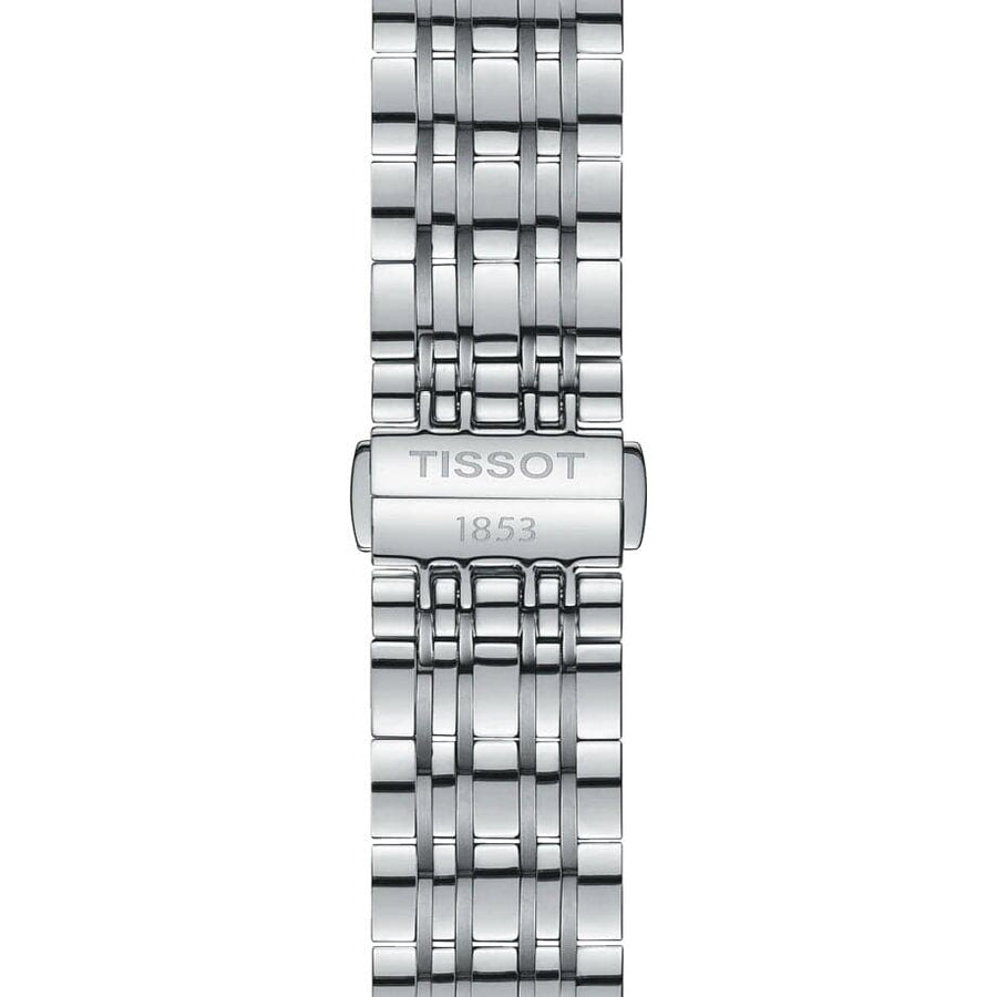 Tissot Classic Carson Powermatic 80 Black Dial Silver Steel Strap Watch For Men - T085.407.11.051.00