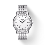 Tissot Carson Steel White Dial Silver Steel Strap Watch For Men - T085.410.11.011.00