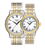 Tissot Carson Lady White Dial Two Tone Steel Strap Watch For Women - T085.210.22.013.00