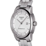 Tissot Luxury Powermatic 80 Silver Dial Silver Steel Strap Watch For Men - T086.407.11.031.00