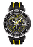 Tissot T Race Thomas Luthi Chronograph Grey Dial Black Rubber Strap Watch For Men - T092.417.27.067.00