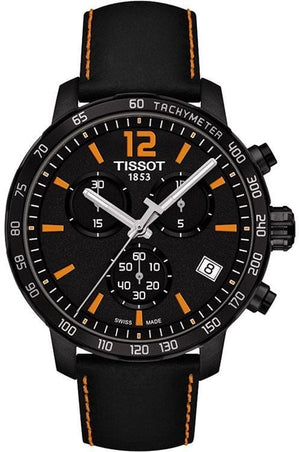 Tissot Quickster Chronograph Black Dial Watch For Men - T095.417.36.057.00