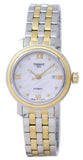 Tissot T Classic Bridgeport Automatic Mother of Pearl Dial Two Tone Steel Strap Watch for Women - T097.410.22.116.00