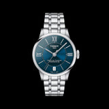 Tissot Chemin Des Tourelles Powermatic 80 Blue Dial Silver Steel Strap Watch for Men - T099.407.11.048.00