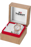 Tissot Chemin Des Tourelles Powermatic 80 Helvetic Price Lady Silver Dial Two Tone Steel Strap Watch For Women - T099.207.22.118.01