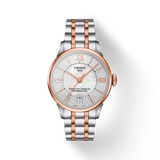 Tissot Chemin Des Tourelles Powermatic 80 Helvetic Price Lady Silver Dial Two Tone Steel Strap Watch For Women - T099.207.22.118.01