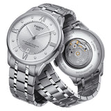 Tissot Chemin Des Tourelles Powermatic 80 Diamonds Silver Dial Silver Steel Strap Watch for Men - T099.407.11.033.00