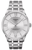 Tissot Chemin Des Tourelles Powermatic 80 Silver Dial Silver Steel Strap Watch For Men - T099.407.11.038.00