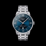 Tissot Chemin Des Tourelles Powermatic 80 Blue Dial Silver Steel Strap Watch for Men - T099.407.11.048.00