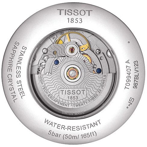 Tissot Chemin Des Tourelles Powermatic 80 Silver Dial Two Tone Steel Strap Watch For Men - T099.407.22.038.00