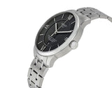 Tissot Chemin Des Tourelles Powermatic 80 Black Dial Silver Steel Strap Watch For Men - T099.407.11.058.00