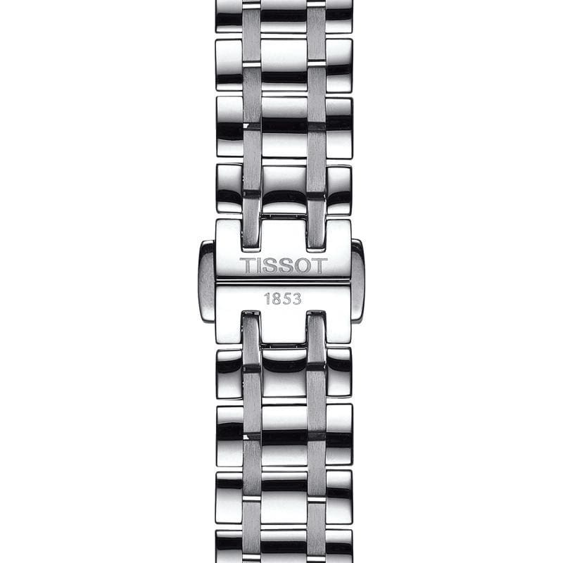 Tissot Chemin Des Tourelles Powermatic 80 Helvetic Silver Dial Silver Steel Strap Watch For Women - T099.207.11.116.00