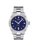 Tissot PR 100 Sport Blue Dial Silver Steel Strap Watch For Men - T101.610.11.041.00