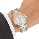 Tissot T Classic PR 100 White Dial Two Tone Steel Strap Watch for Men - T101.410.22.031.00