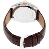 Tissot T Classic PR 100 Quartz White Dial Brown Leather Strap Watch for Men - T101.410.26.031.00