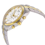 Tissot T Sport PR 100 Chronograph White Dial Two Tone Steel Strap Watch For Men - T101.417.22.031.00