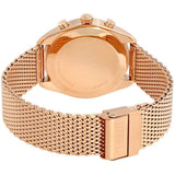 Tissot T Classic PR 100 White Dial Rose Gold Mesh Bracelet Watch For Men - T101.417.33.031.01