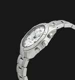 Tissot PR 100 Sport Chic Chronograph Diamonds Mother of Pearl Dial Silver Steel Strap Watch for Women - T101.917.11.116.00