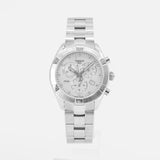 Tissot PR 100 Sport Chic Chronograph Diamonds Mother of Pearl Dial Silver Steel Strap Watch for Women - T101.917.11.116.00