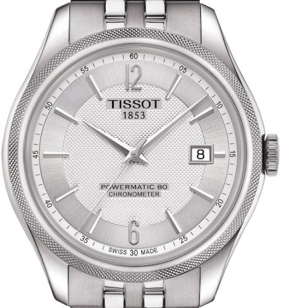 Tissot Ballade Powermatic 80 Cosc Silver Dial Silver Steel Strap Watch For Men - T108.408.11.037.00