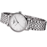 Tissot Everytime Small White Dial Silver Mesh Bracelet Watch For Women - T109.210.11.031.00