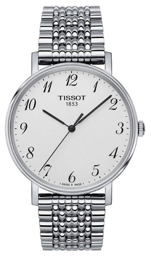 Tissot Everytime Desire Medium Silver Dial Silver Mesh Bracelet Watch For Men - T109.410.11.032.00