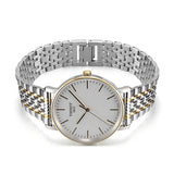 Tissot Everytime Medium White Dial Two Tone Mesh Bracelet Watch For Men - T109.410.22.031.00