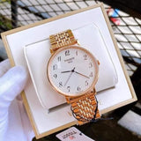 Tissot T Classic Everytime White Dial Rose Gold Mesh Bracelet Watch for Men - T109.610.33.032.00