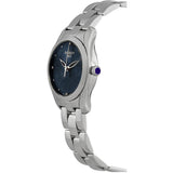 Tissot T Wave II Blue Dial Silver Steel Strap Watch For Women - T112.210.11.046.00