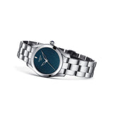 Tissot T Wave II Blue Dial Silver Steel Strap Watch For Women - T112.210.11.046.00