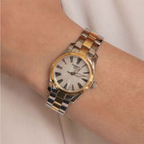 Tissot T Wave Lady White Mother of Pearl Dial Two Tone Steel Strap Watch For Women - T112. 210. 22. 113. 00