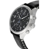 Tissot Chrono XL Vintage Quartz Black Dial Black Leather Strap Watch For Men - T116.617.16.062.00