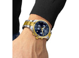 Tissot Chrono XL Classic Blue Dial Two Tone Steel Strap Watch for Men - T116.617.22.041.00