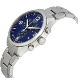 Tissot T Sport Chrono XL Chronograph Blue Dial Silver Steel Strap Watch For Men - T116.617.11.047.00