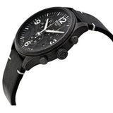 Tissot Chrono XL Vintage Black Dial Black Leather Strap Watch For Men - T116.617.36.052.00