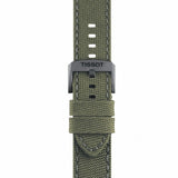 Tissot T Sport Chrono XL Beige Dial Khakhi Green Nylon Strap Watch for Men - T116.617.33.267.00