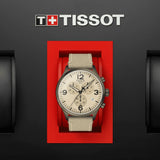 Tissot Chrono XL Beige Diag Beige NATO Strap Watch For Men - T116.617.37.267.01