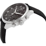 Tissot Chrono XL Classic Black Dial Black Leather Strap Watch For Men - T116.617.16.057.00