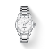 Tissot Seastar 1000 Lady Quartz White Dial Silver Steel Strap Unisex Watch - T120.210.11.011.00