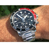 Tissot Seastar 1000 Chronograph Black Dial Silver Steel Strap Watch For Men - T120.417.11.051.01