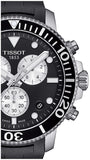 Tissot Seastar 1000 Chronograph Black Dial Black Rubber Strap Watch For Men - T120.417.17.051.00