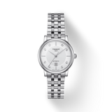 Tissot T Classic Carson Premium White Diamonds Dial Silver Steel Strap Watch for Women - T1222071103600