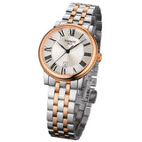 Tissot Carson Premium Lady Silver Dial Two Tone Steel Strap Watch For Women - T122.210.22.033.01