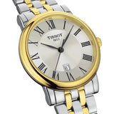 Tissot T Classic Carson Lady Premium White Dial Two Tone Steel Strap Watch For Women - T122.210.22.033.00