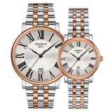 Tissot Carson Premium Lady Silver Dial Two Tone Steel Strap Watch For Women - T122.210.22.033.01