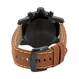 Tissot Supersport Chrono Black Dial Brown Leather Strap Watch for Men - T125.617.36.051.01