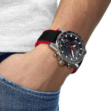 Tissot Supersport Vuelta Special Edition Chrono Black Dial Black Nylon Strap Watch for Men - T125.617.17.051.01