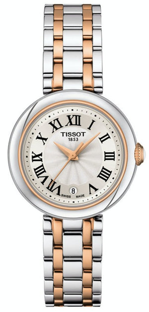 Tissot Bellissima Small Lady White Dial Two Tone Steel Strap Watch For Women - T126.010.22.013.01